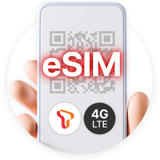 Korea eSIM Red